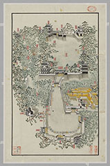吉田城の絵図